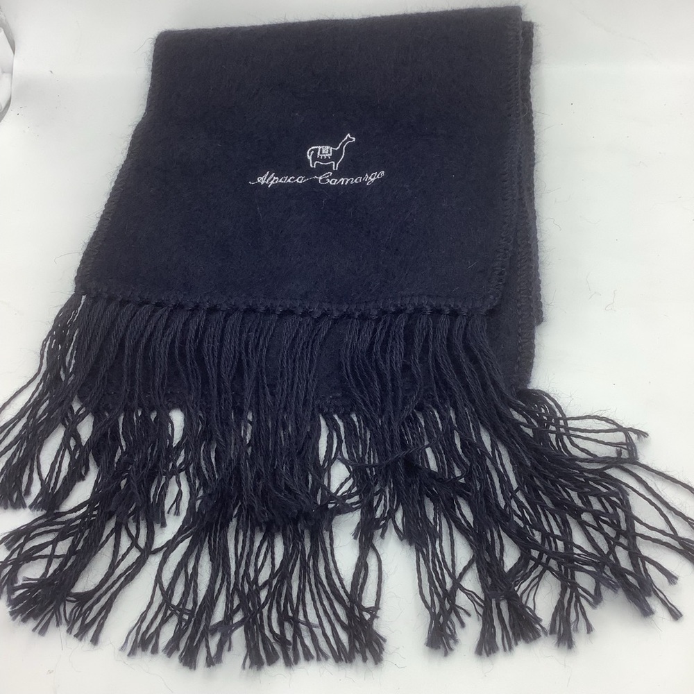 Alpaca Camargo Peru Rectangular Fringed Scarf